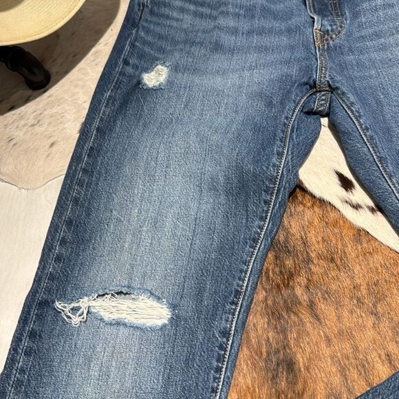 501 Levi’s Original Jeans Distressed denim 29 x 28 C45 - Picture 3 of 10